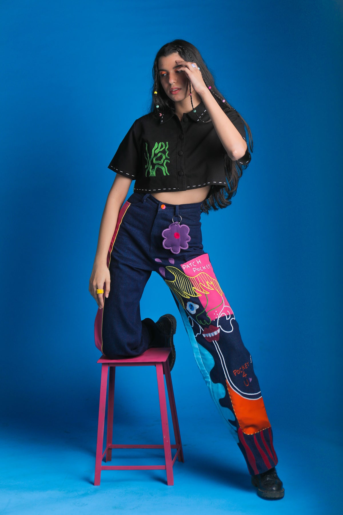 HOT N SPICY CURRY PANTS - MULTICOLOUR — SAZO, The Curated Collective