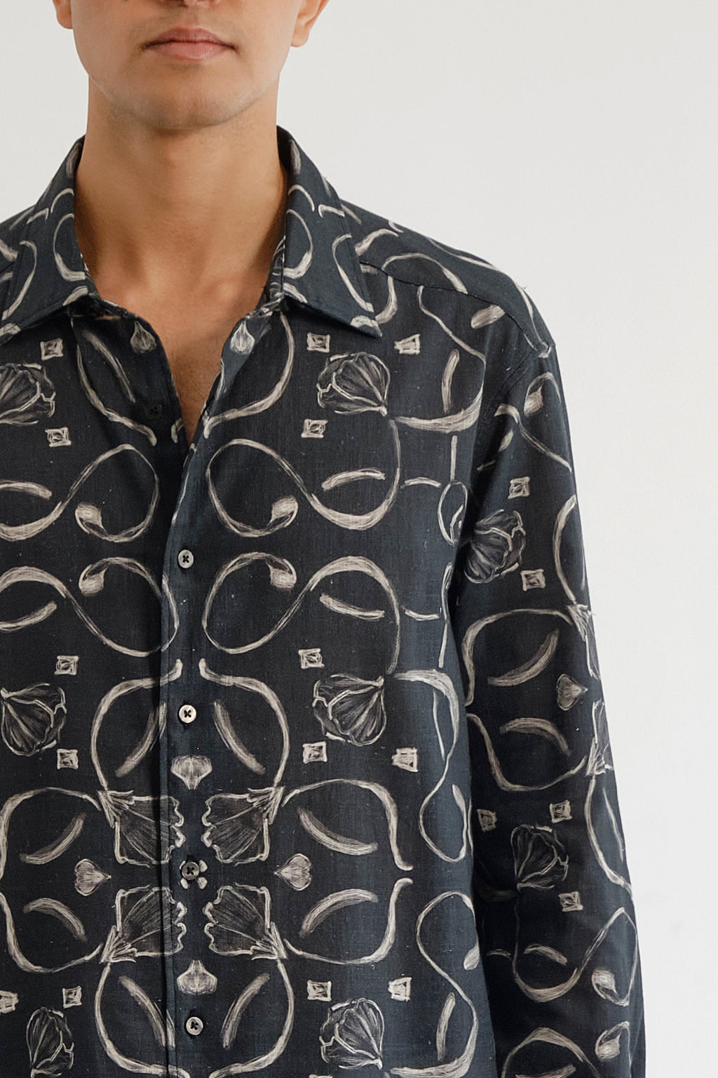 Monochrome Jali Shirt