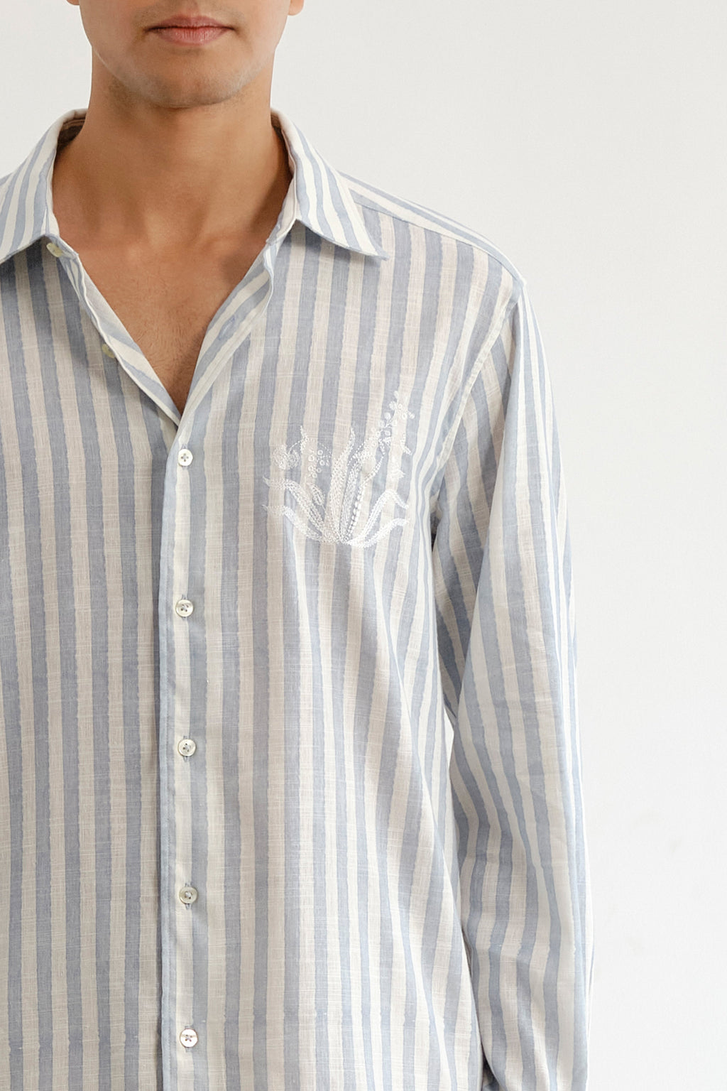 Botanical Horse Stripes Shirt