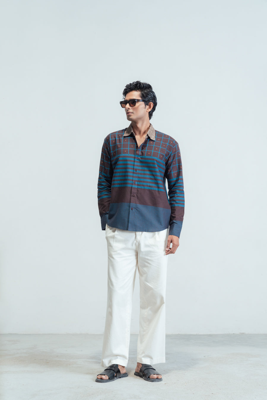 Grid Stripe Shirt — view 1
