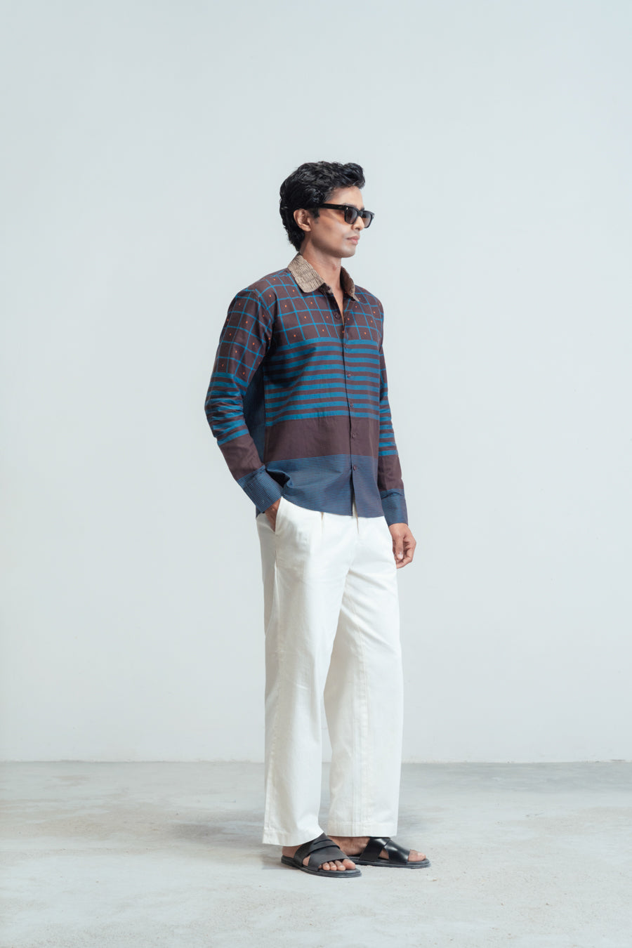 Grid Stripe Shirt — view 3