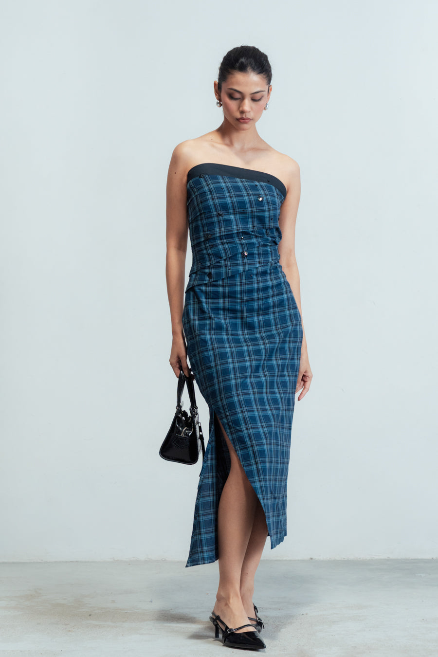 Marlow Plaid Dress — view 5