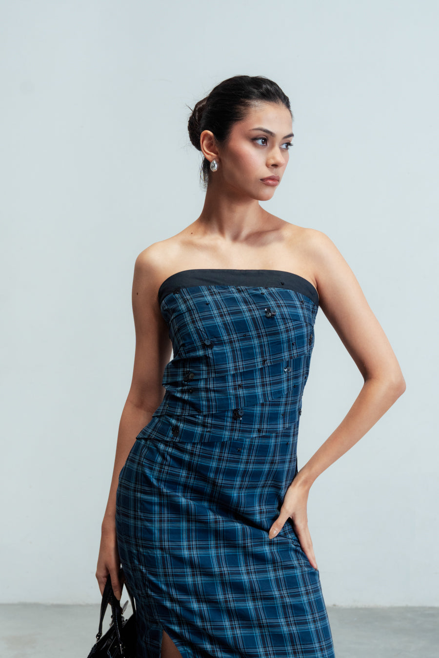 Marlow Plaid Dress — view 2