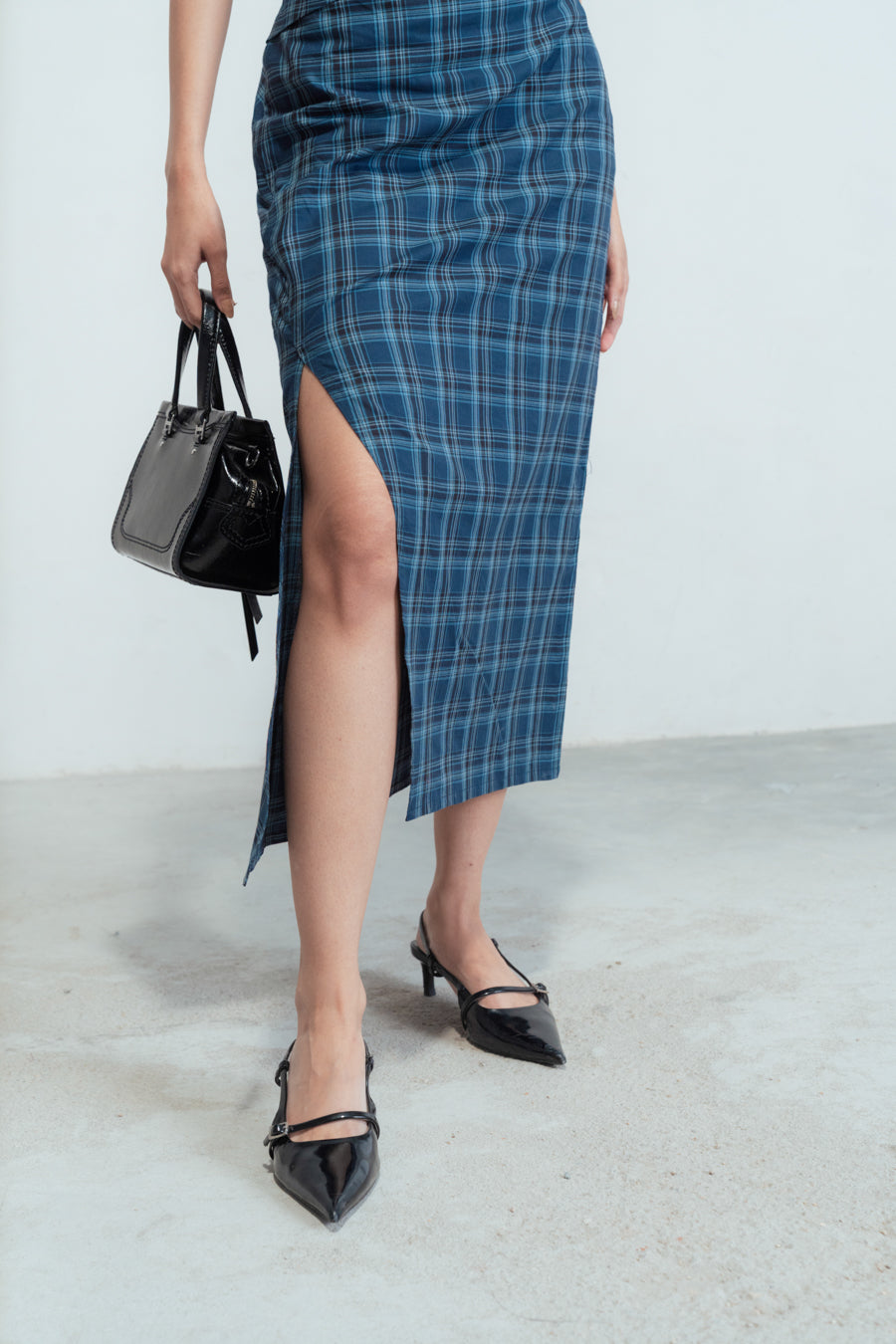 Marlow Plaid Dress — view 4