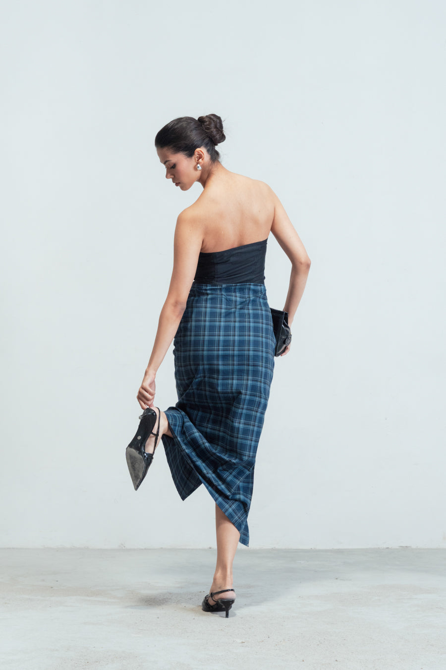 Marlow Plaid Dress — view 3