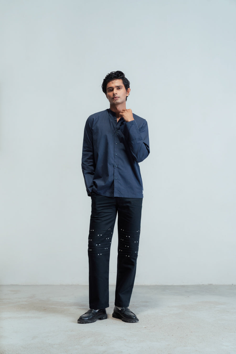 Navy Studio Shirt — view 1