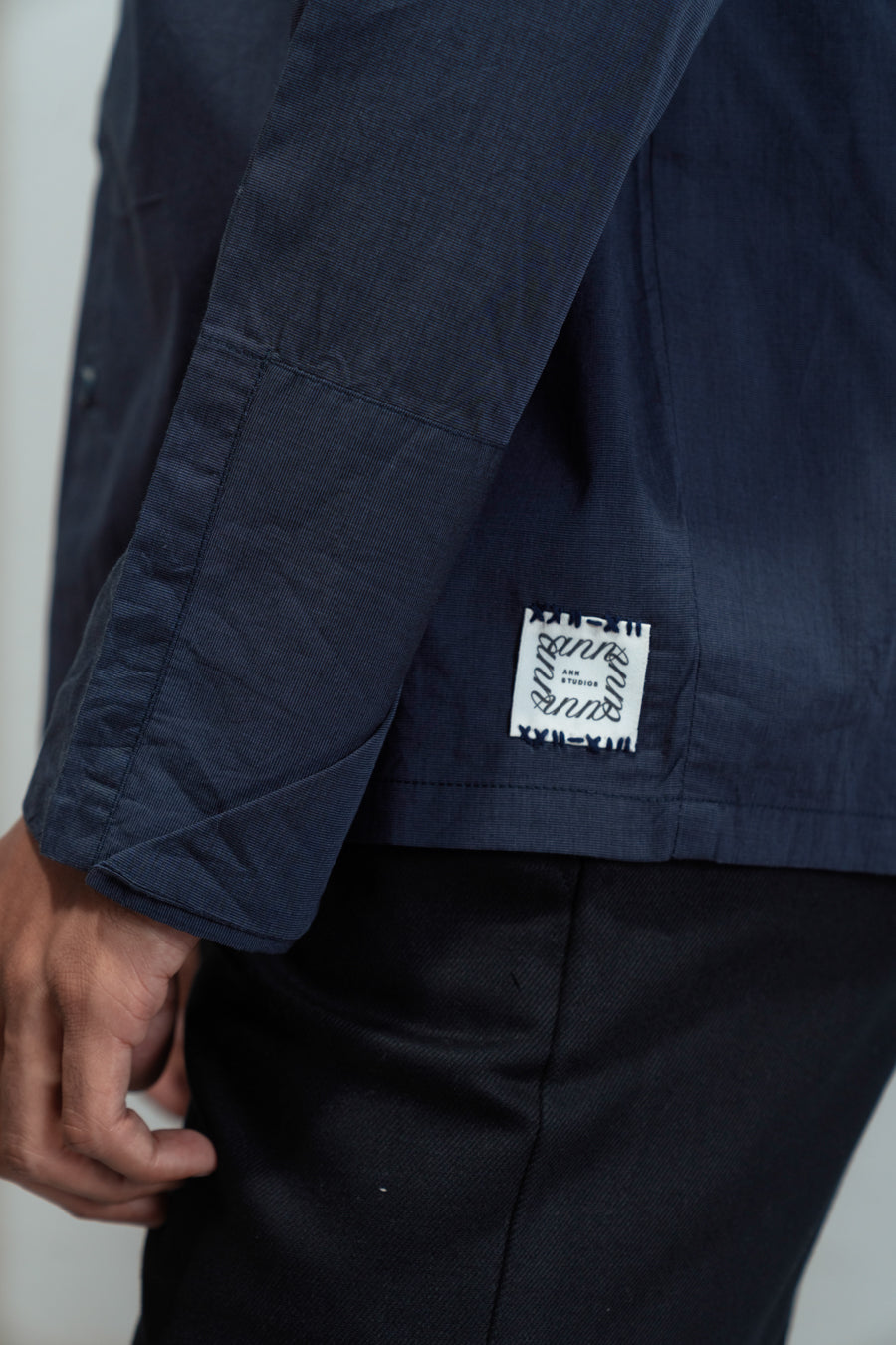 Navy Studio Shirt — view 4