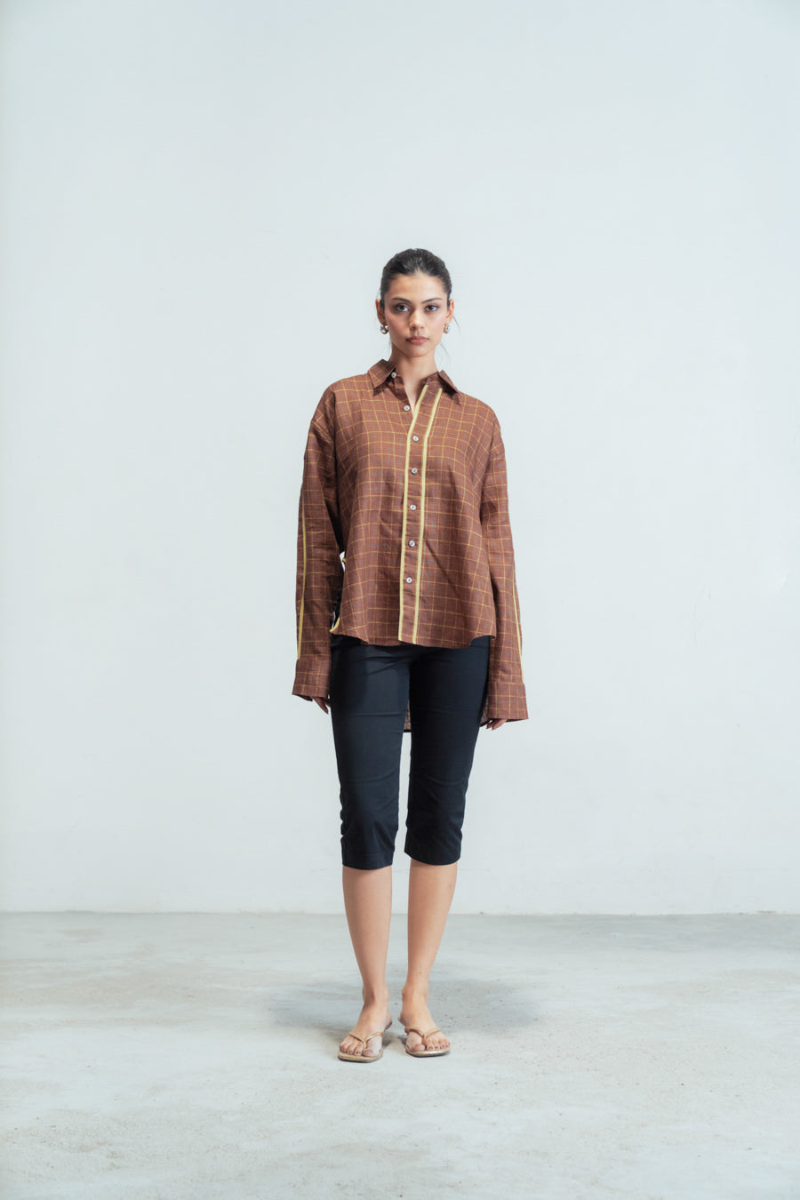 Cinnamon Check Shirt — view 1