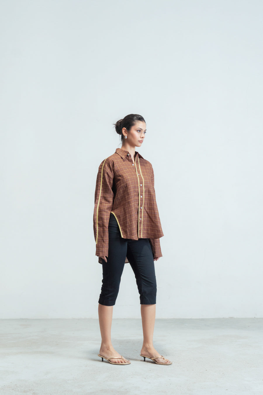 Cinnamon Check Shirt — view 4