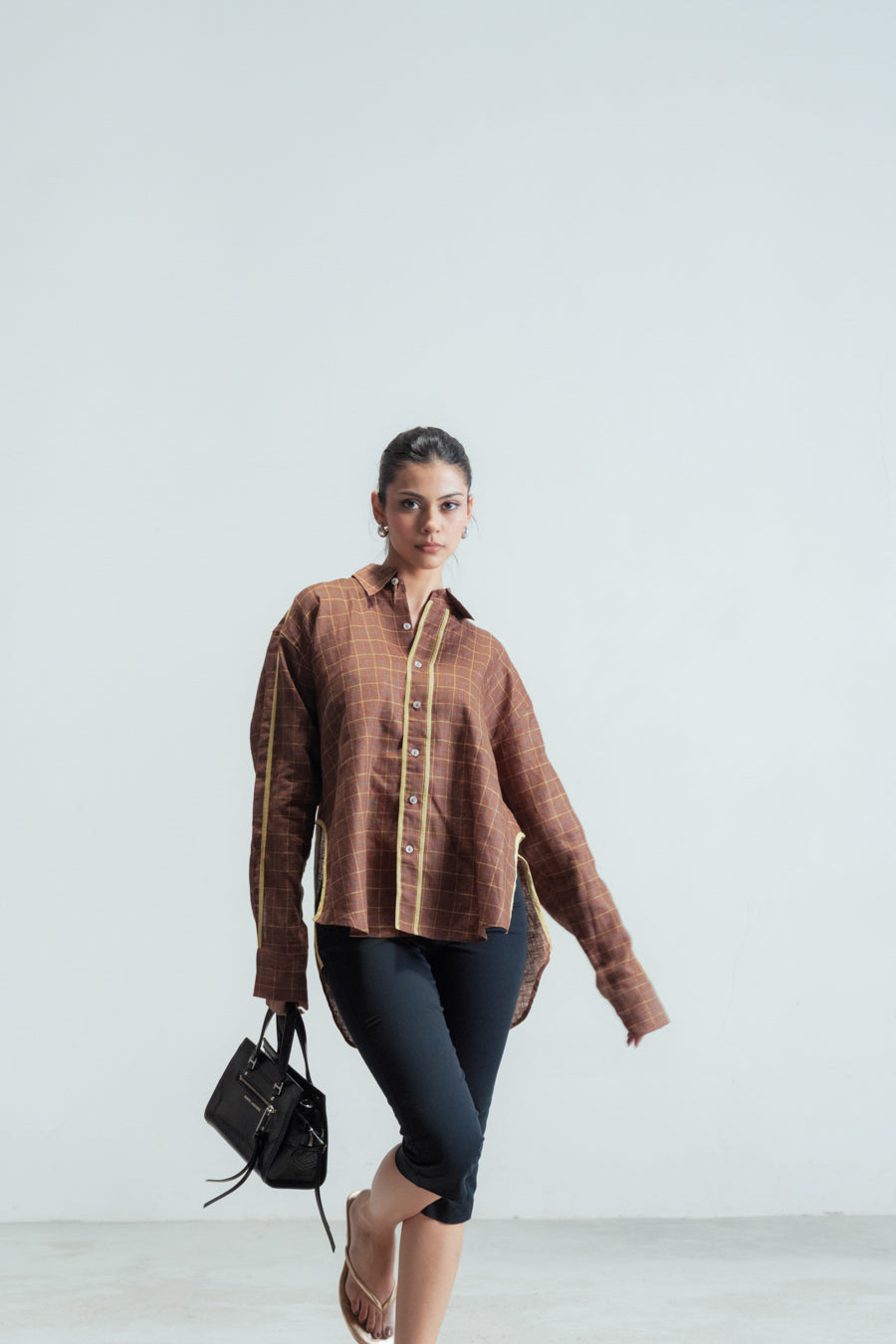 Cinnamon Check Shirt — view 3