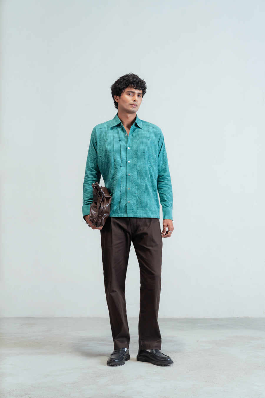 Bar Seersucker Shirt — view 5