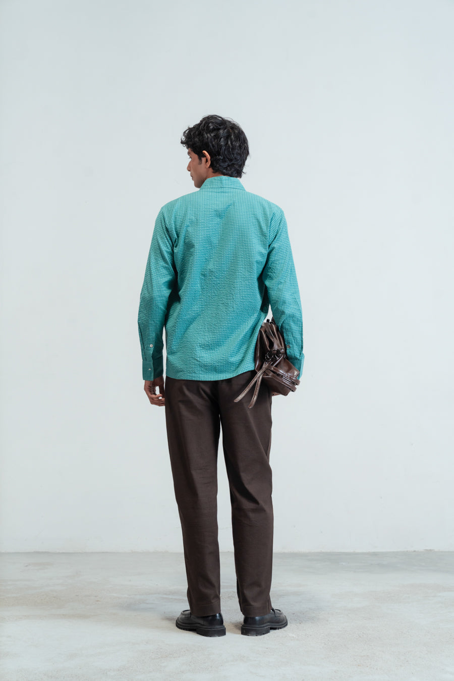 Bar Seersucker Shirt — view 4