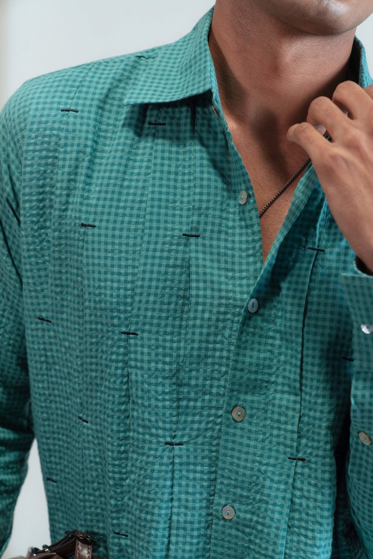 Bar Seersucker Shirt — view 2