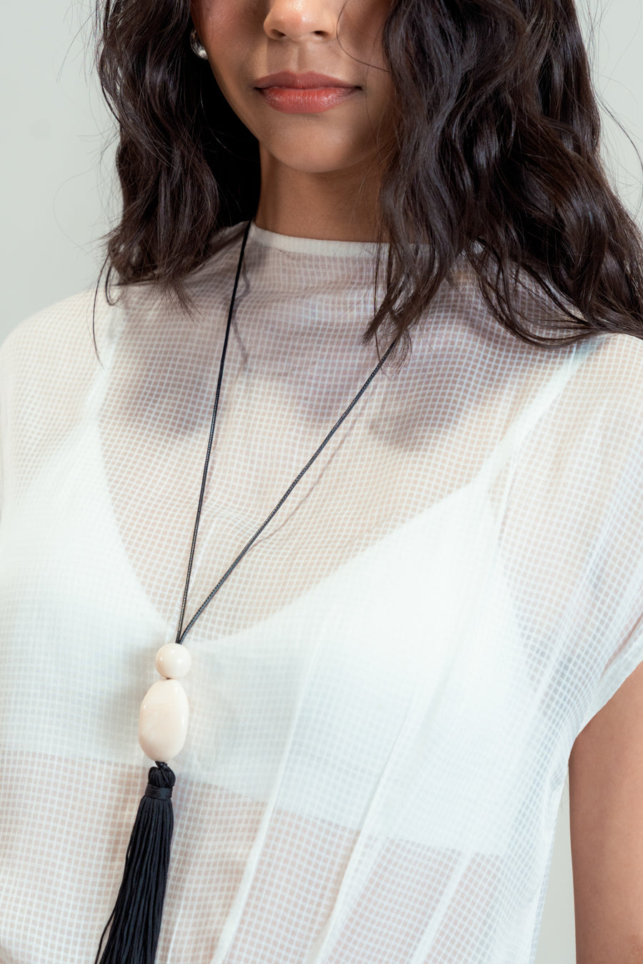 Sheer Overlay Top — view 3