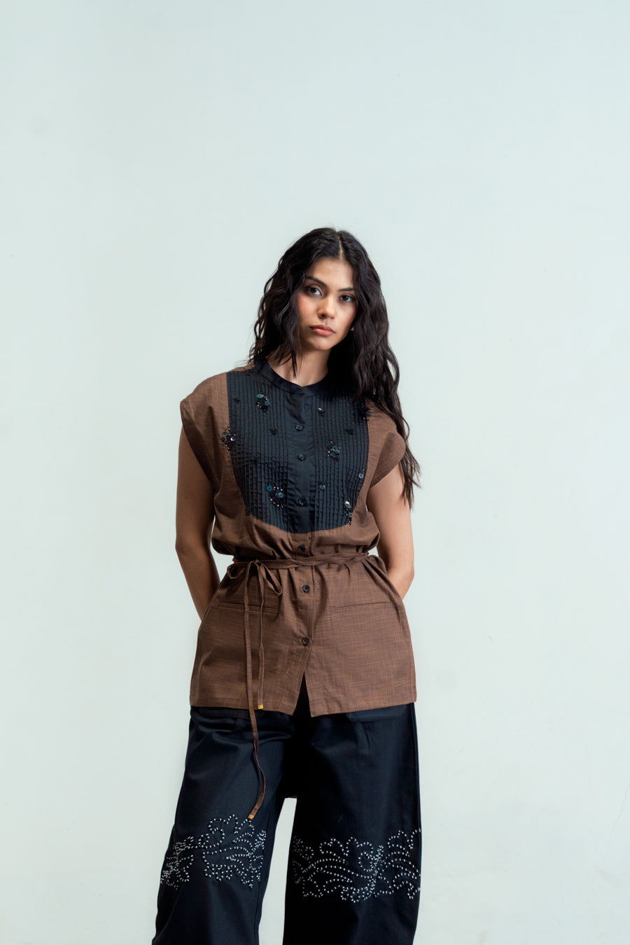 Offset Wrap Top — view 1
