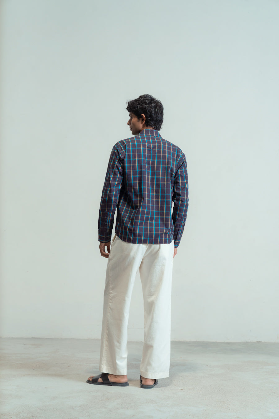 Aubergine Embroidered Shirt — view 5