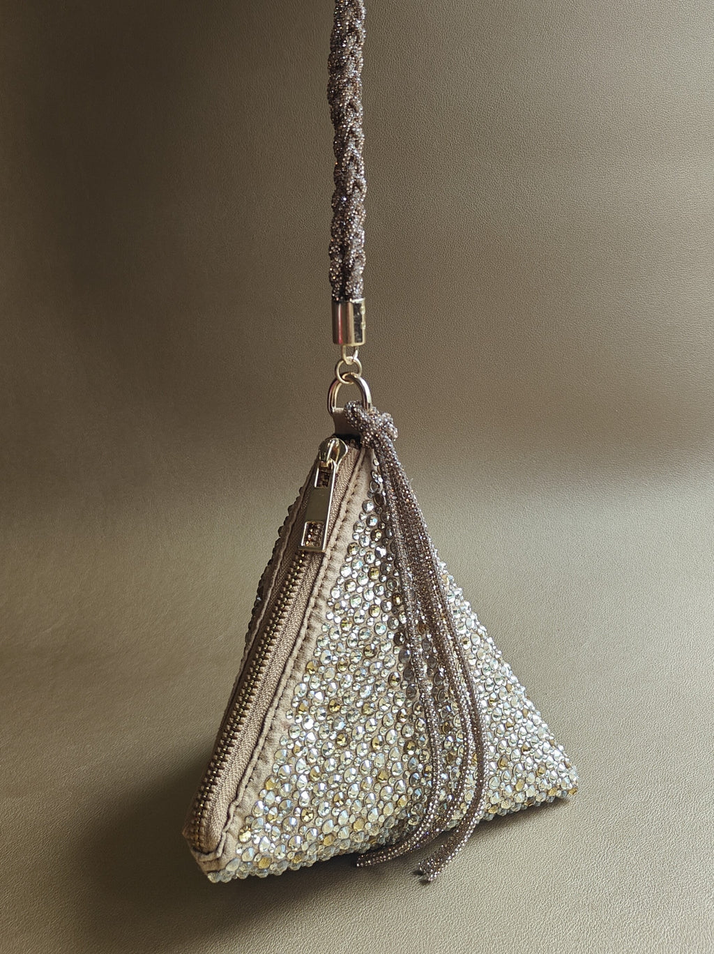Gold Delhi Wristlet