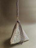 Gold Delhi Wristlet