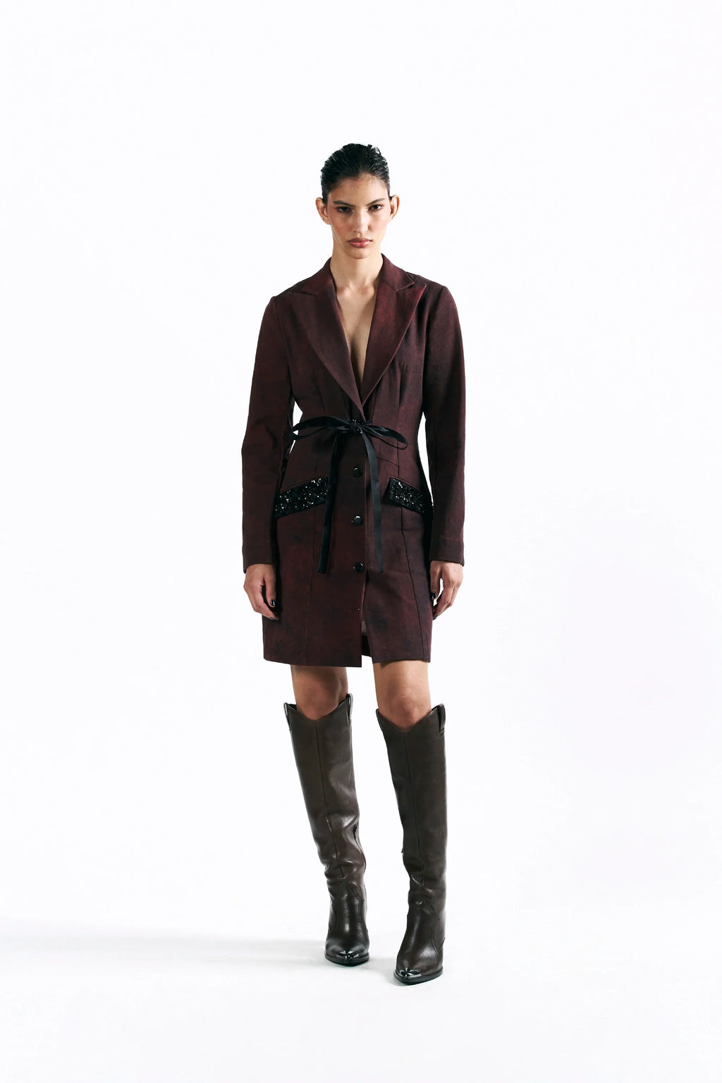 Merlot Muse Blazer Dress