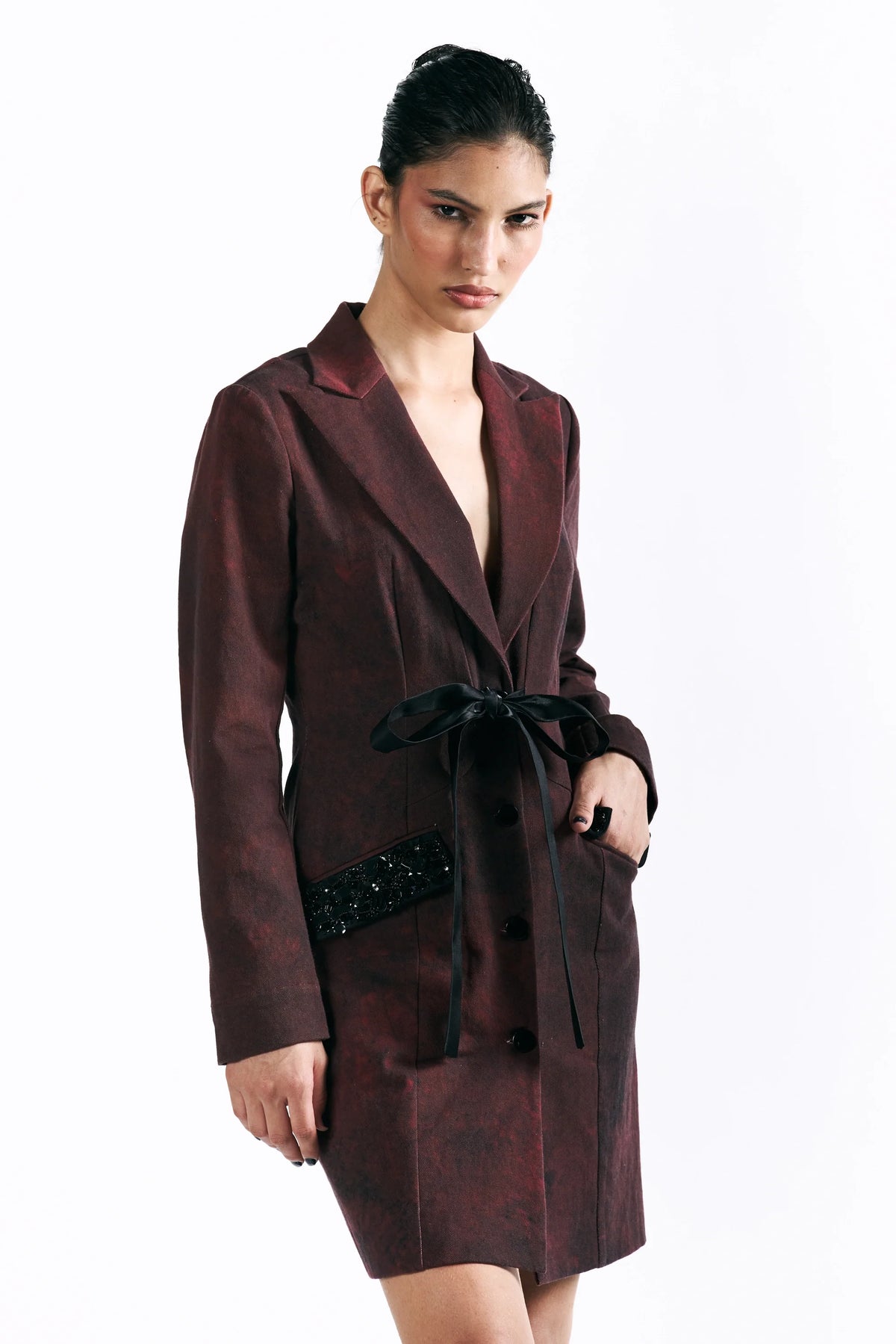 Merlot Muse Blazer Dress