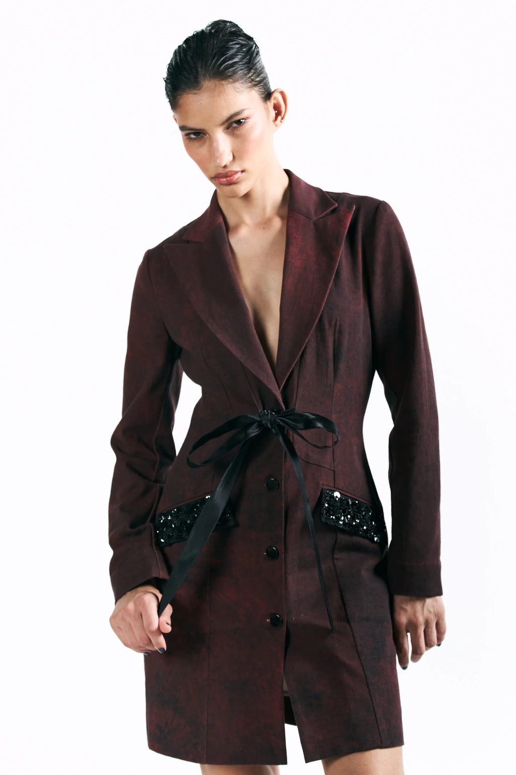Merlot Muse Blazer Dress