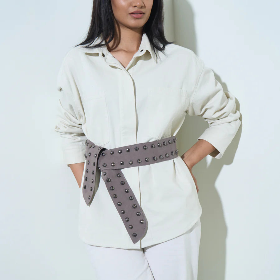 AYLIN TIE B - GREY GUNMETAL