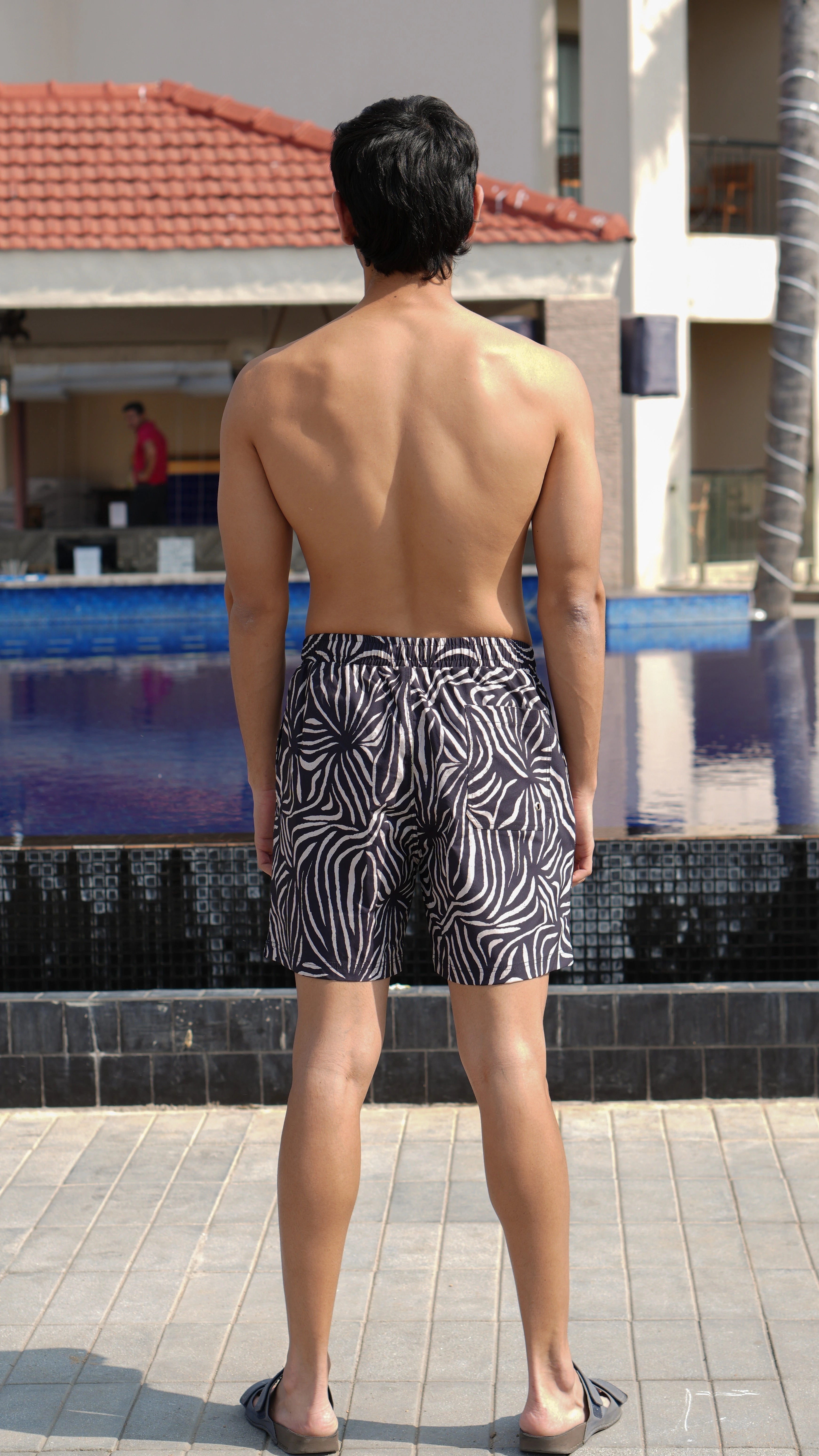 Men's Swim Shorts - Midnight Marble