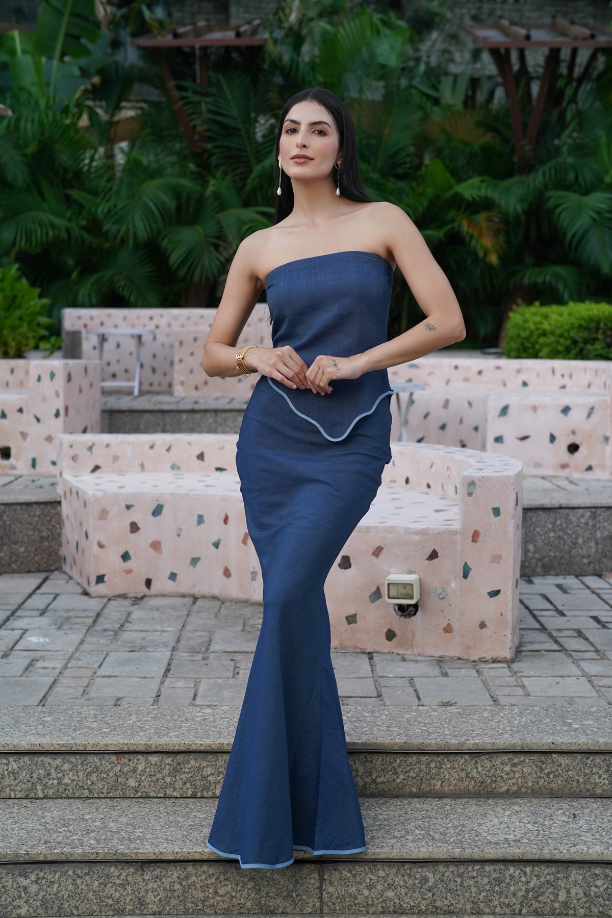 Mer skirt view 2 — Aari, The Curated Collective