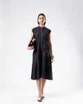 Pleated Midi Dress