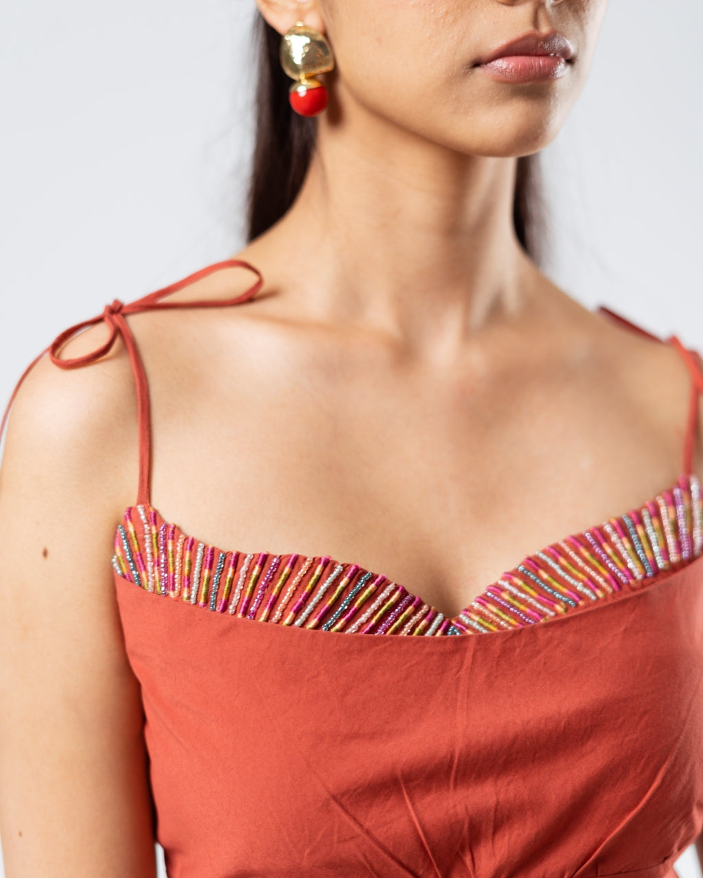 Sunset beaded set