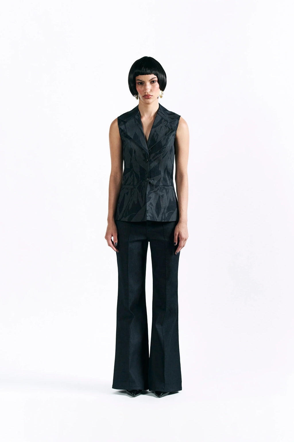 Etched Blossom Waistcoat