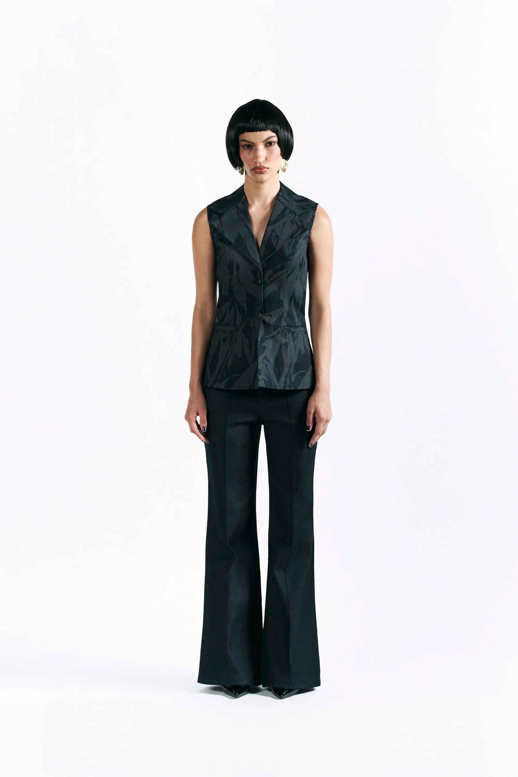 Etched Blossom Waistcoat