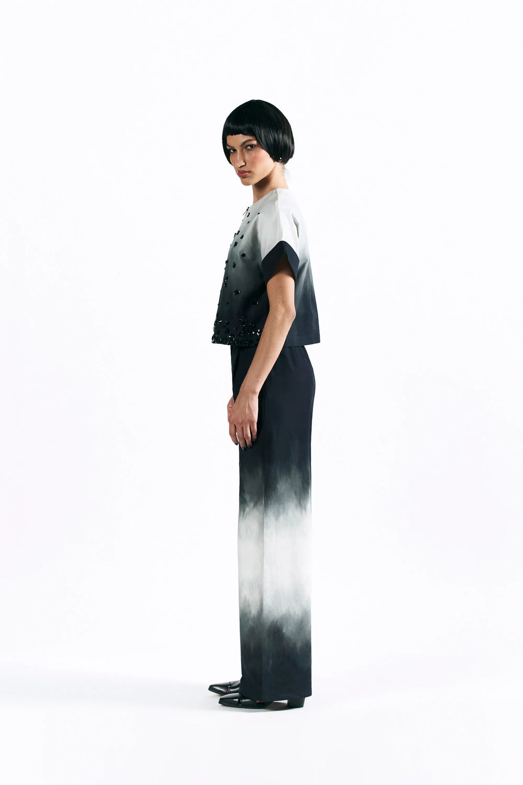Midnight Wash Kimono Top