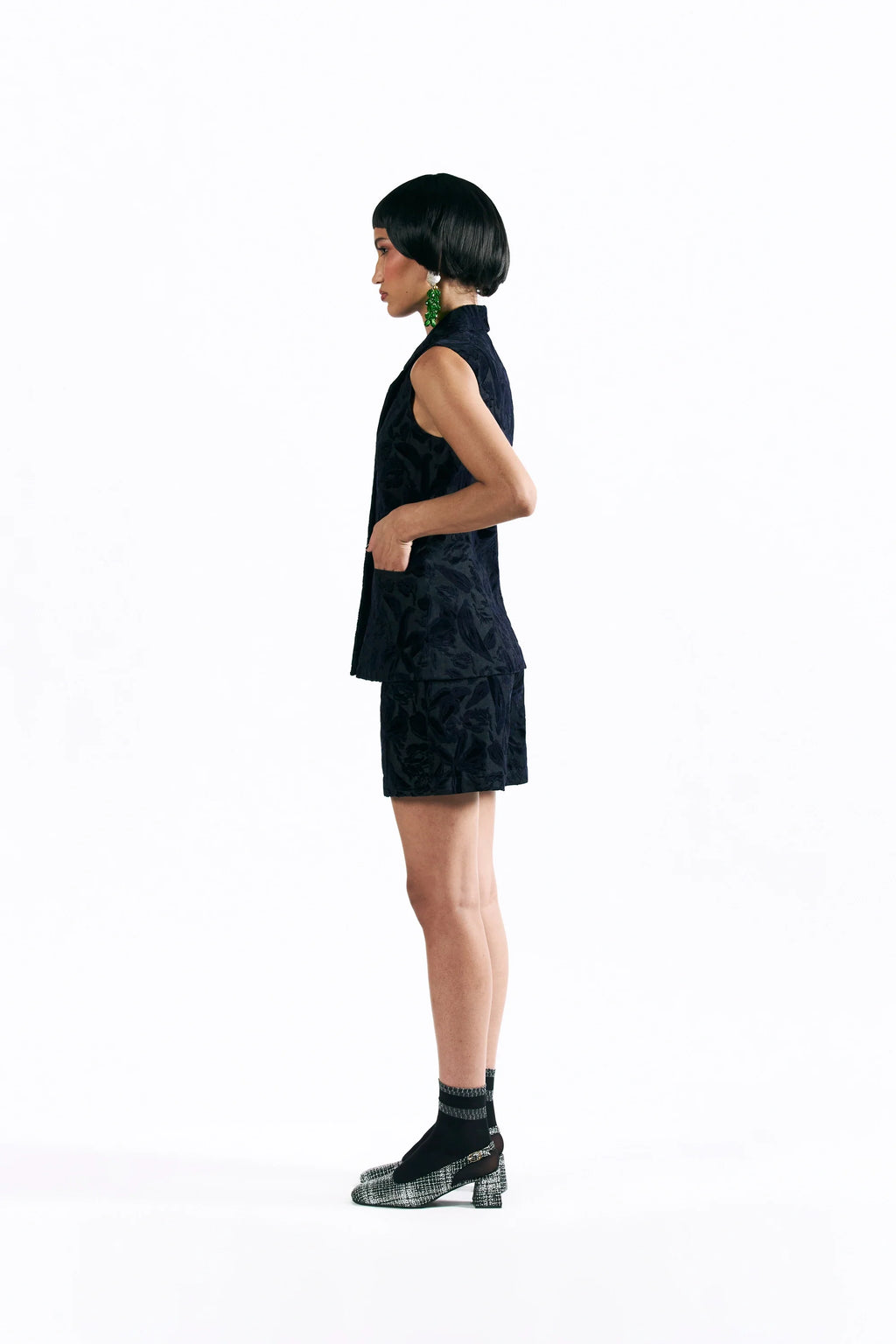 Velvet Blossom Waistcoat