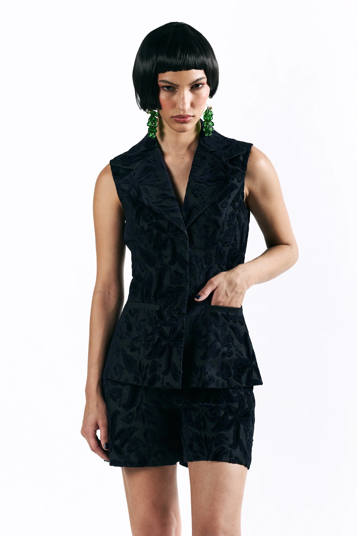 Velvet Blossom Waistcoat
