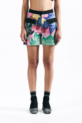 Mosaic Peonies Shorts