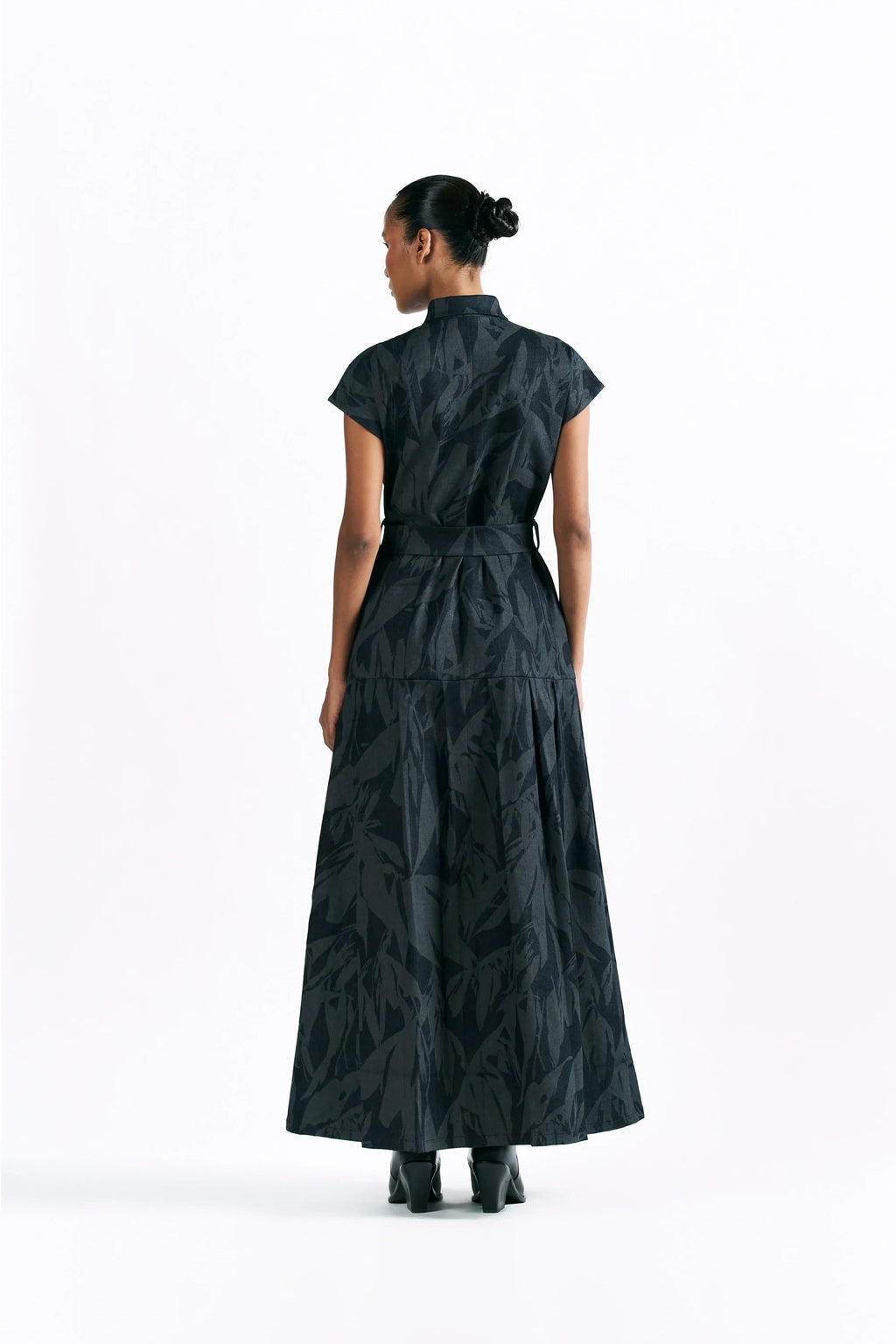 Etched Blossom Maxi Dress