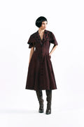 Merlot Muse Cape Dress