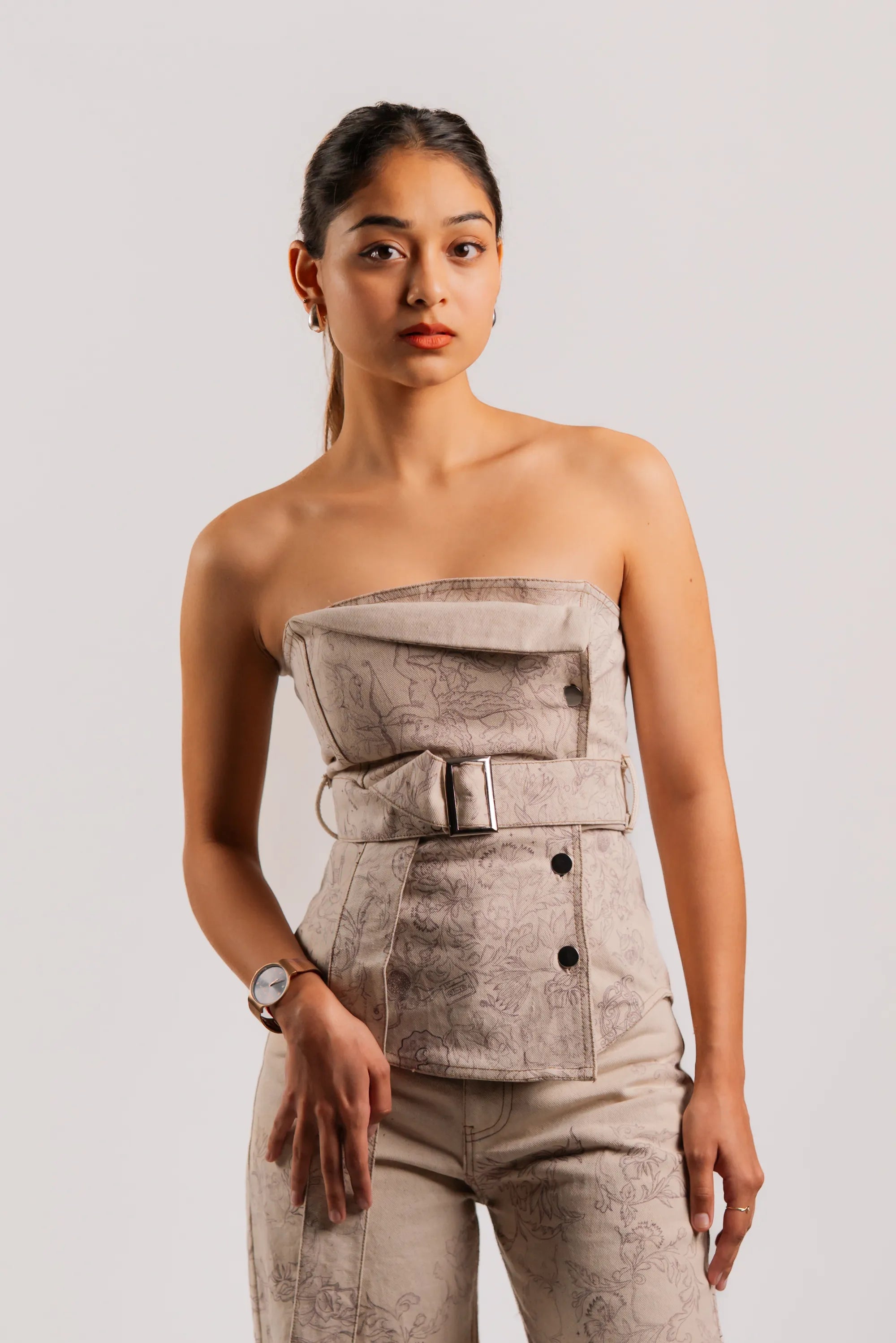 THE SKETCHBOOK CORSET TOP