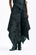 Etched Blossom Handkerchief Skirt