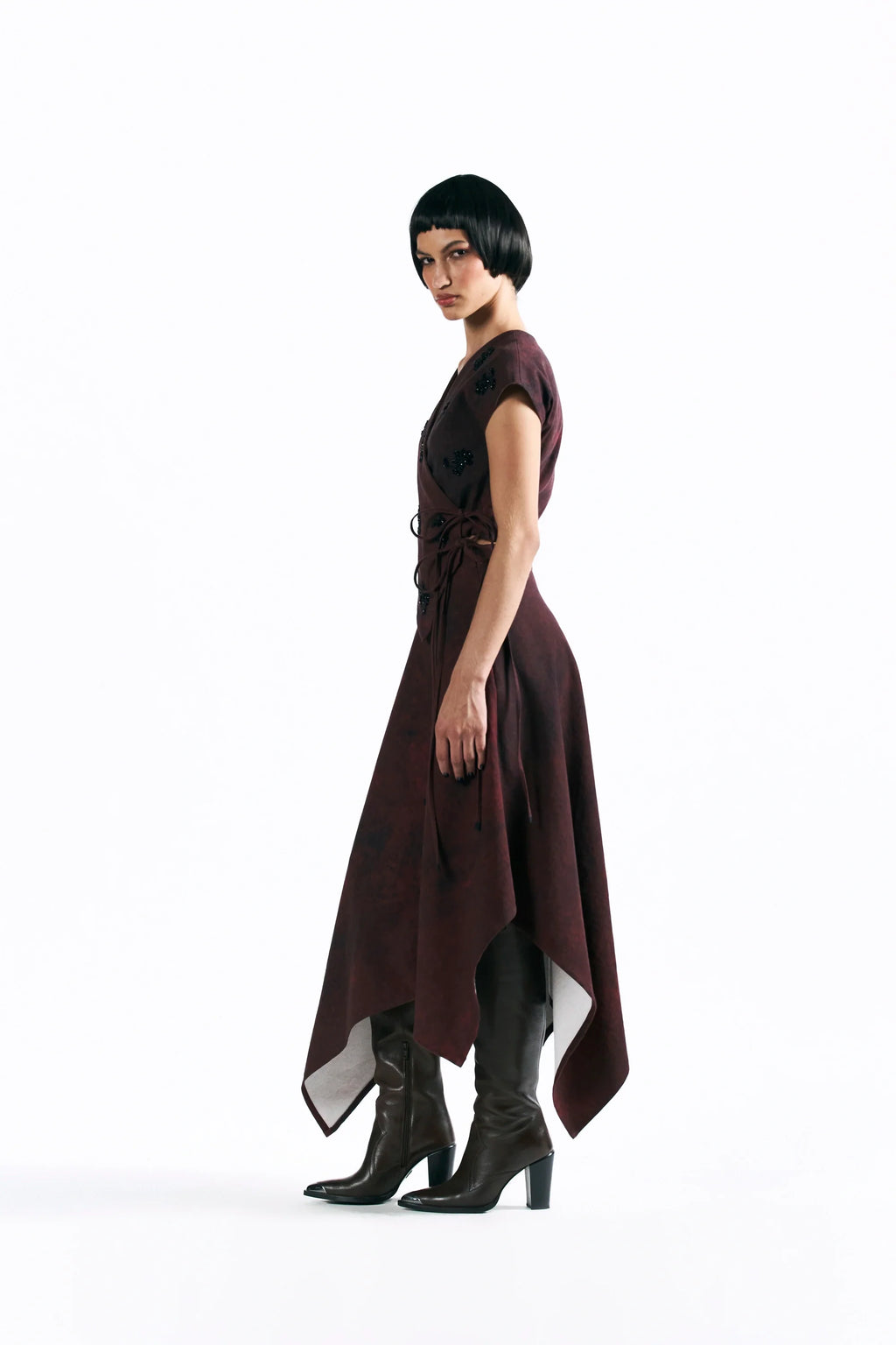 Merlot Muse Handkerchief Skirt