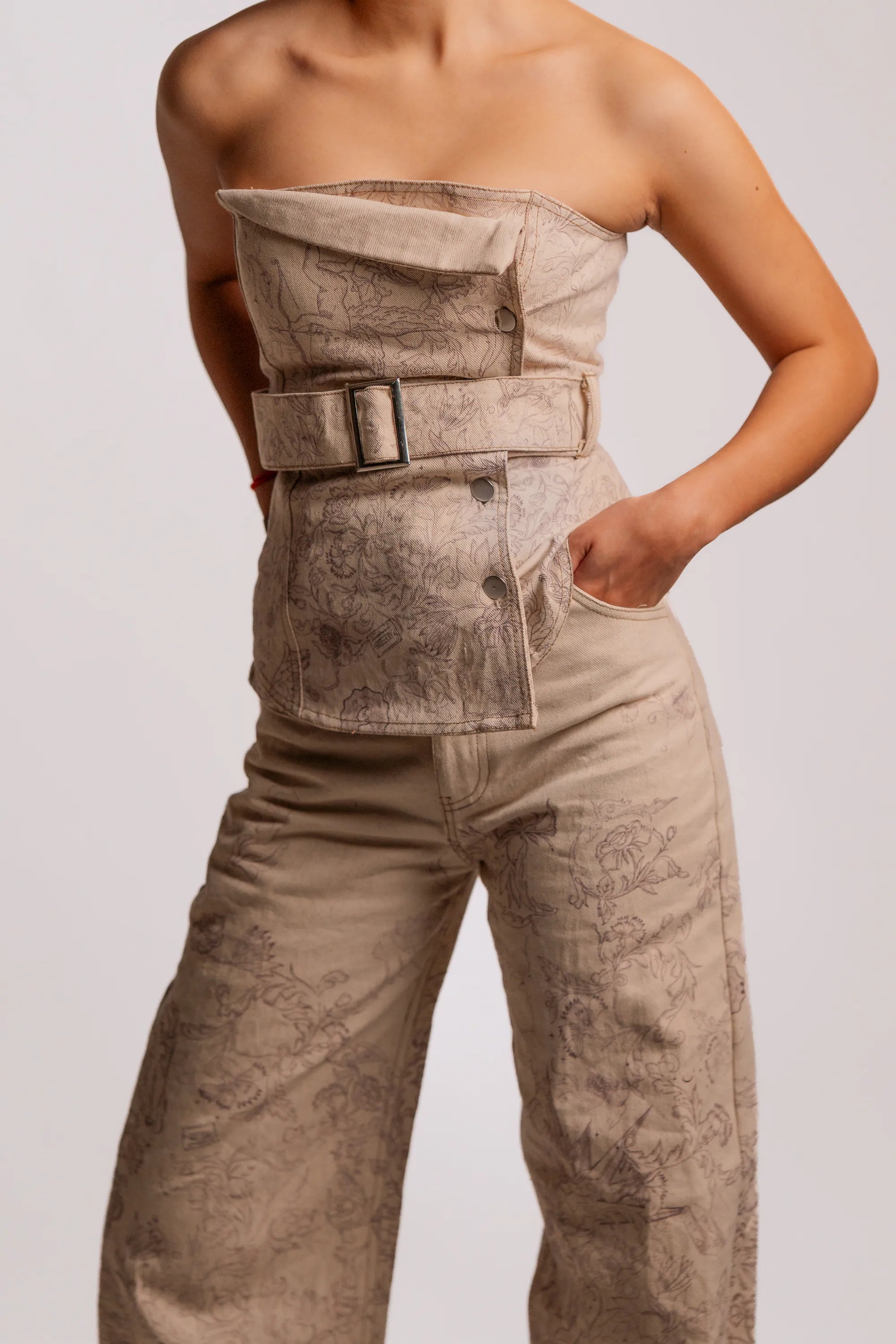 THE SKETCHBOOK CORSET TOP