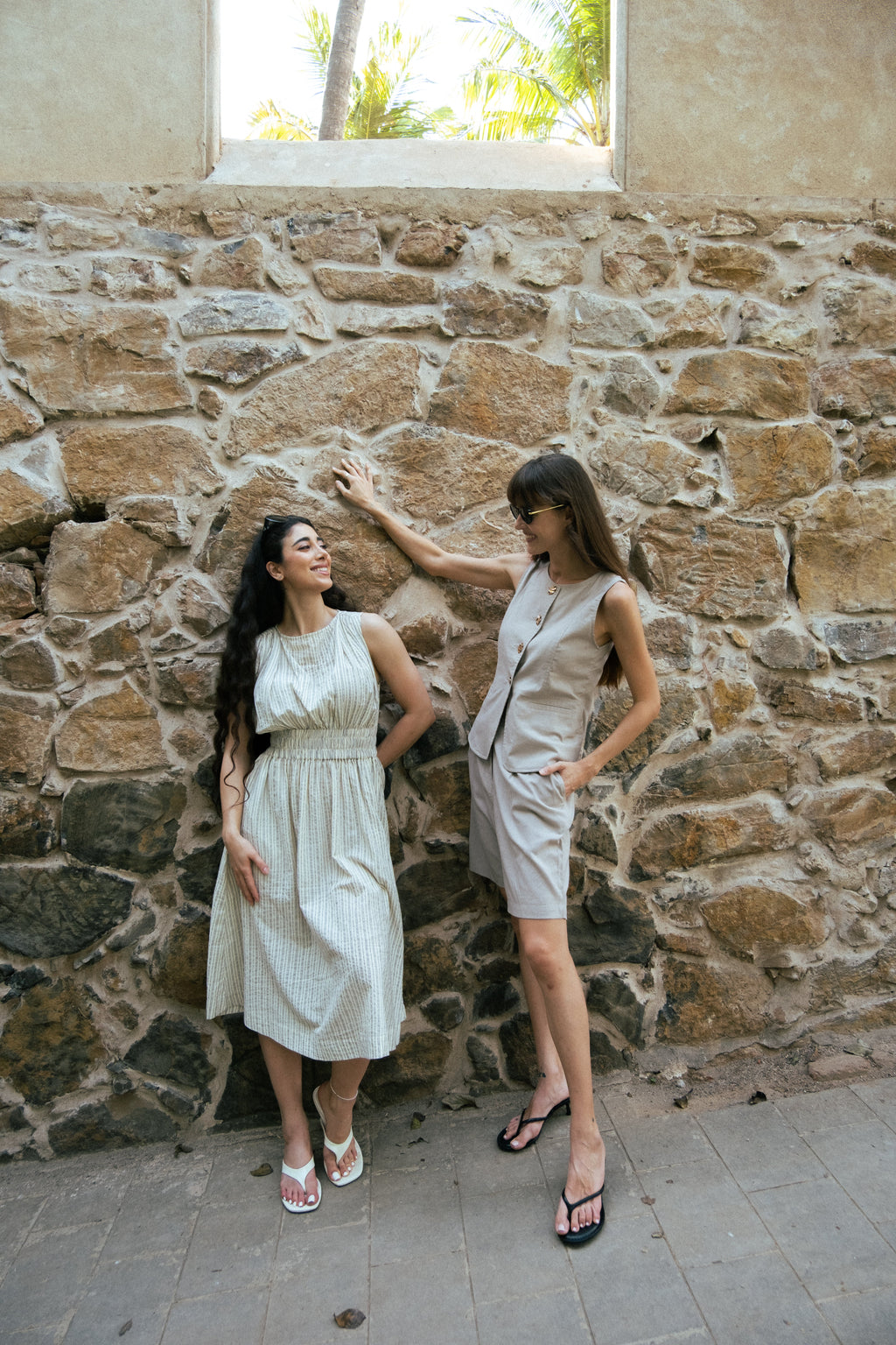Taupe Atelier Vest Set