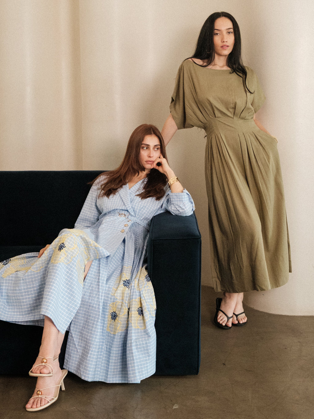 Celeste Wrap Maxi Dress