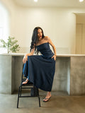 Indigo Denim Corset & Skirt Co-ord set