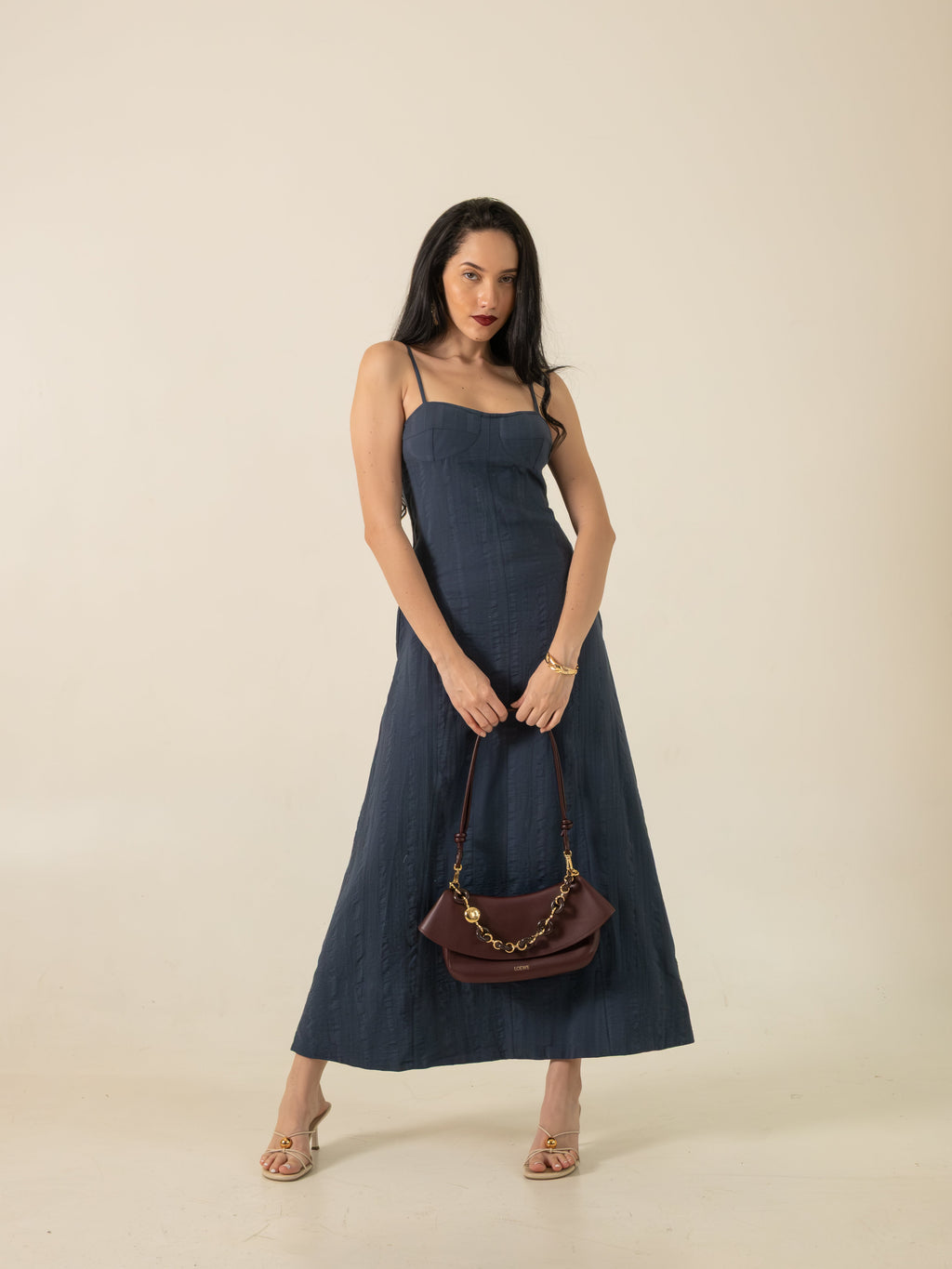 Midnight Tide Slip Dress