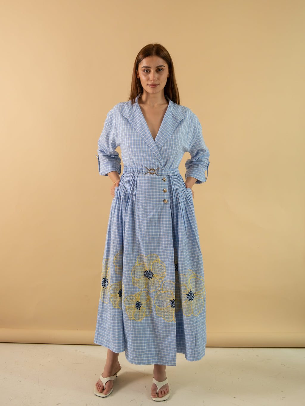 Celeste Wrap Maxi Dress
