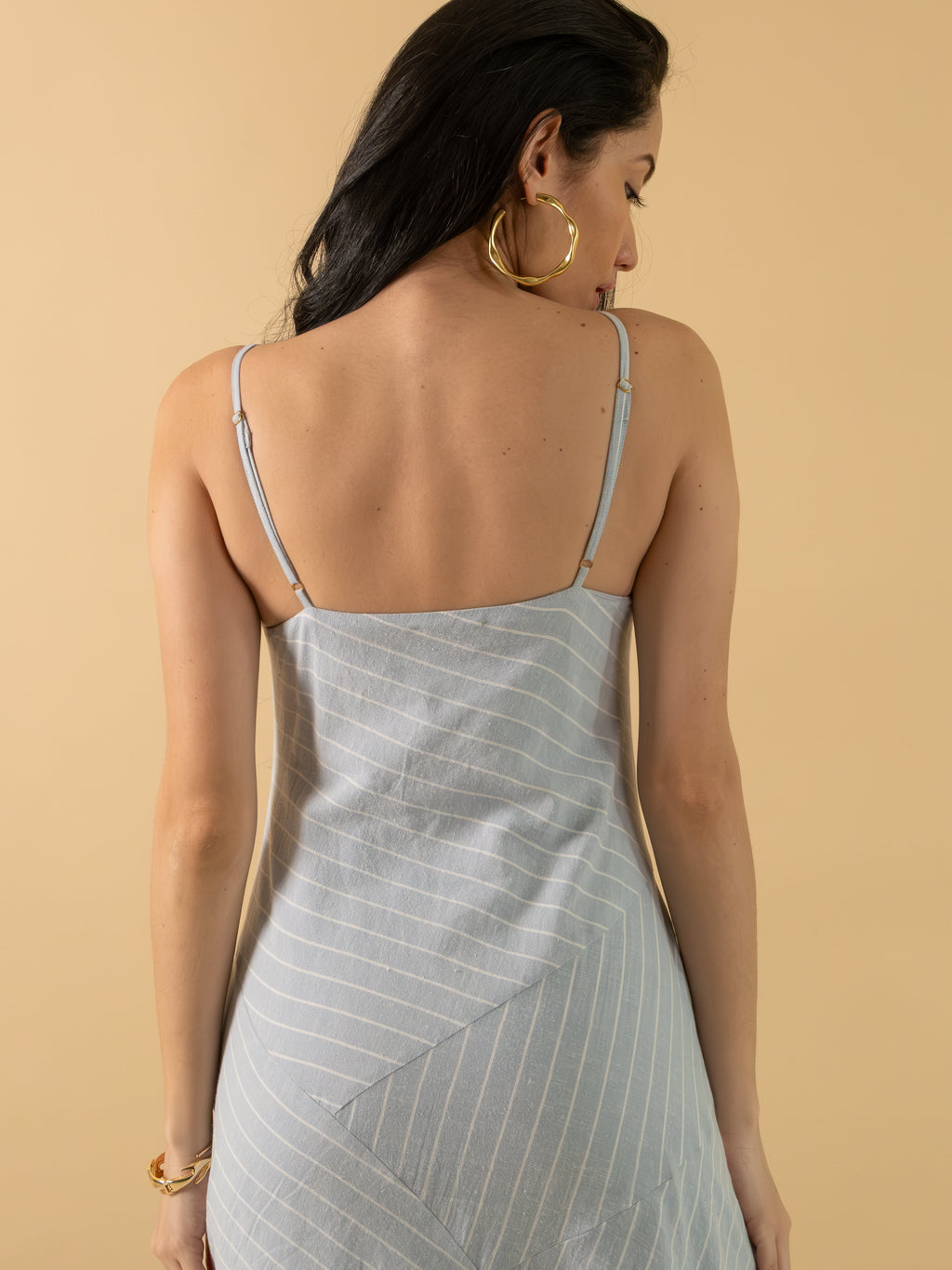 Azure Slip Midi Dress