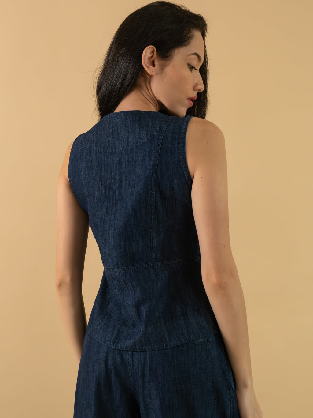Riviera Indigo Vest Set