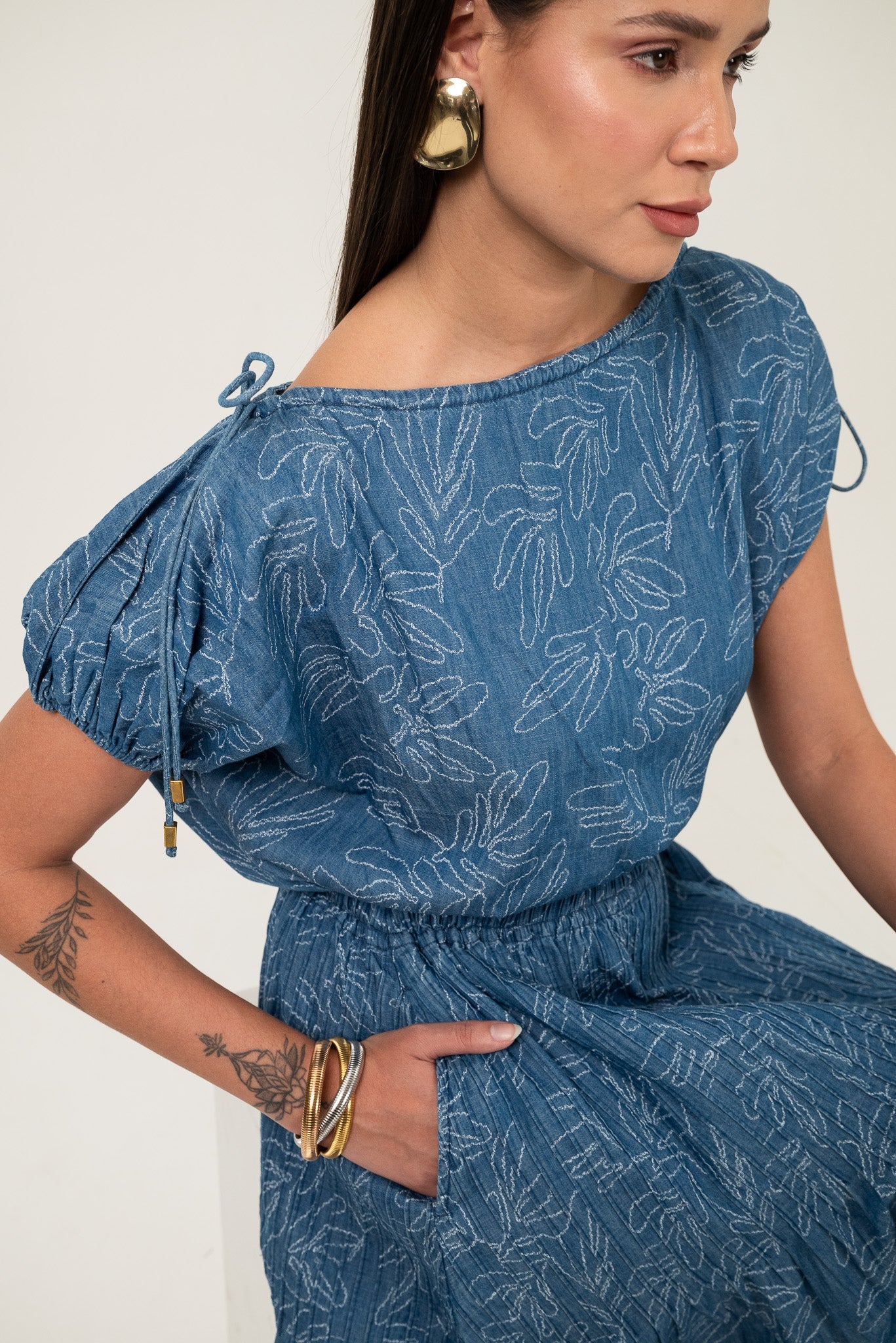 Monstera Brume Dress